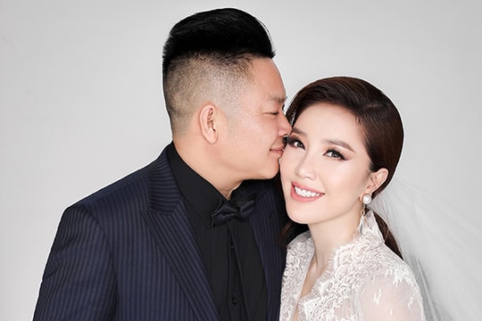 Bảo Thy khoe ảnh cưới với doanh nhân xứ Nghệ