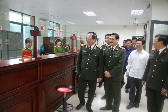 Công an Nghệ An năm thứ tư liên tiếp dẫn đầu cả nước về chỉ số cải cách hành chính