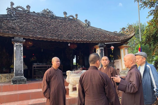 Giáo hội Phật giáo Nghệ An khảo sát các chùa cổ