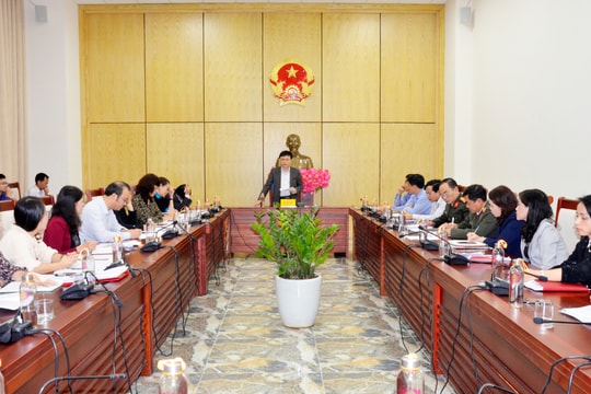 Cho ý kiến về kế hoạch triển khai sắp xếp các cơ quan báo chí tỉnh Nghệ An