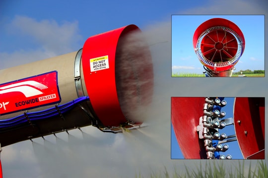 Công ty CP Mía đường Sông Con trình diễn máy 'khủng' trong sản xuất mía 