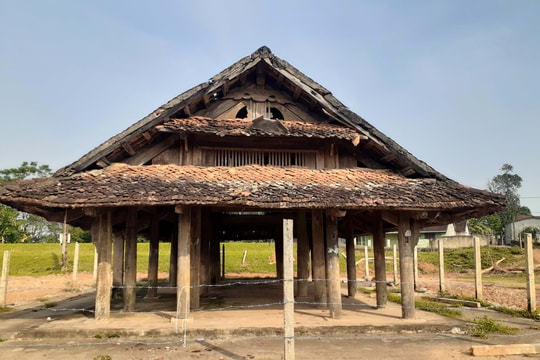 Đình Chợ Rạng - chứng tích cuộc binh biến Đô Lương xuống cấp nghiêm trọng