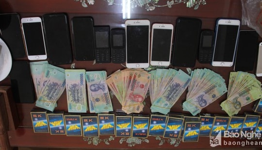 Xóa sổ nhiều đường dây đánh bạc công nghệ cao ở Nghệ An