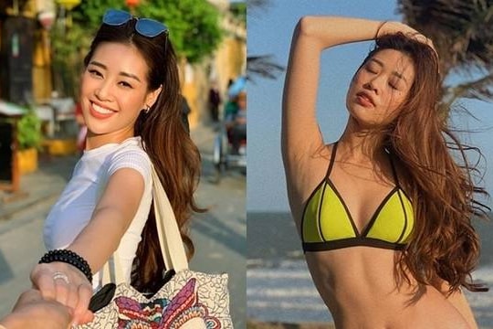 Thân hình quyến rũ của Khánh Vân - Hoa hậu Hoàn vũ Việt Nam 2019