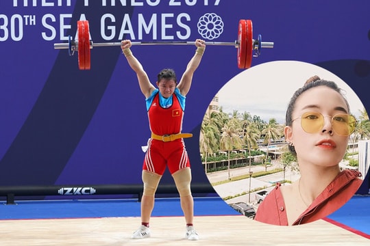 Xao xuyến với sắc đẹp của cô gái cử tạ đạt Huy chương Vàng SEA Games