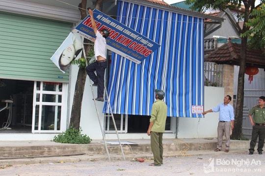 Nghệ An: Đình chỉ hoạt động 505 cơ sở hành nghề y, dược 