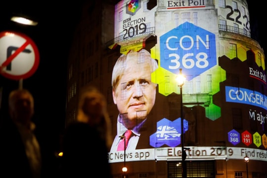 Chiến thắng áp đảo của đảng Bảo thủ mở đường cho thủ tướng Anh hoàn thành Brexit