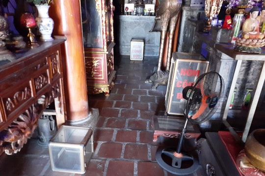 Loạn hòm công đức trong ngôi chùa hàng trăm năm tuổi ở Nghệ An