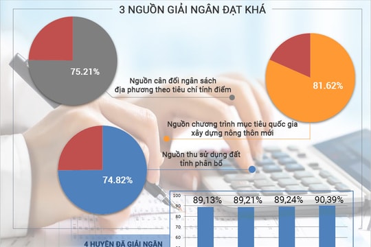 Giải ngân đầu tư công ở một số địa phương của Nghệ An đạt 90%