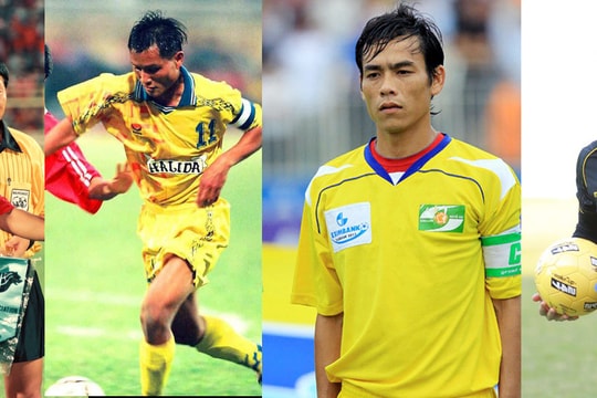 Hữu Thắng, Huy Hoàng và những thủ quân SLNA qua các thời kỳ 