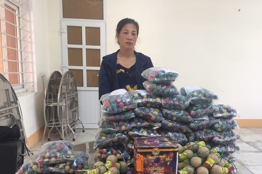 Bắt 2 đối tượng tàng trữ pháo, tìm ra 'bà trùm' giấu pháo trong tủ quần áo, giường ngủ