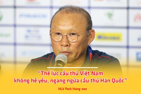 HLV Park Hang-seo tiết lộ nhiều bất ngờ về bóng đá Việt Nam 