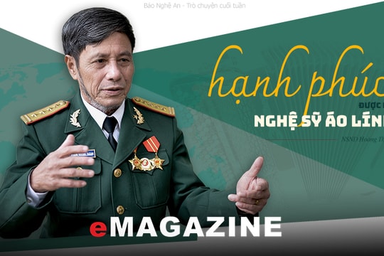 'Hạnh phúc được là nghệ sỹ áo lính'