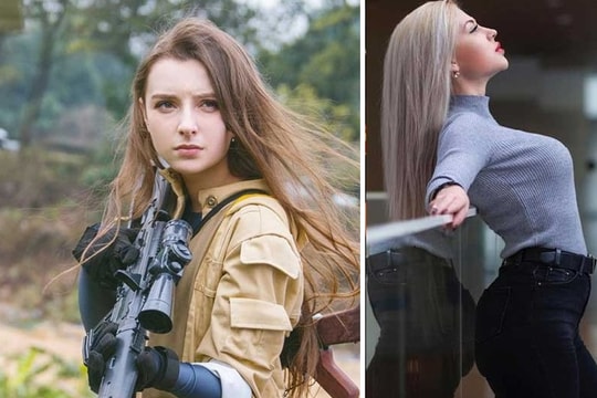 Nữ binh sỹ đẹp hút hồn khiến đối thủ 'chùn bước'