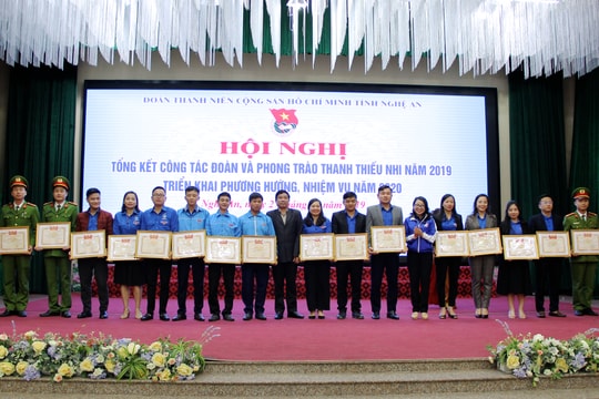 Tỉnh đoàn Nghệ An đứng thứ 4 phong trào thi đua toàn quốc 
