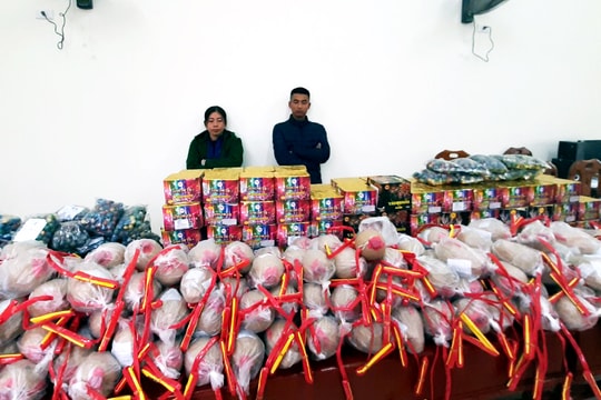 Nghệ An: Bắt 3 đối tượng, thu giữ 3,6 tạ pháo do nước ngoài sản xuất