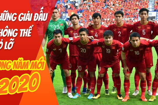 Những giải đấu không thể bỏ lỡ của bóng đá Việt Nam trong năm mới 2020