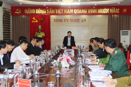 Nghệ An sẽ mở các đợt cao điểm trấn áp tội phạm trước, trong và sau Tết