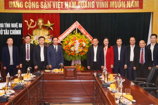 Lãnh đạo tỉnh thăm, chúc mừng các đơn vị nhân dịp đón năm mới 2020