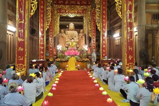Nhiều chùa trong tỉnh long trọng tổ chức Đại lễ Phật Thành Đạo 