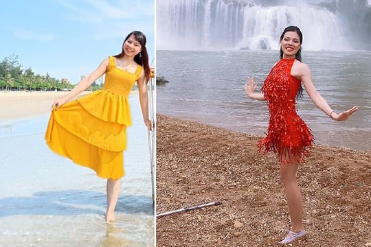 Hai cô gái xinh đẹp truyền cảm hứng sống với 1 chân còn lại