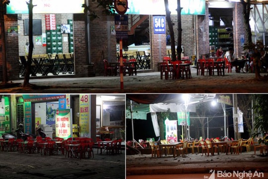 Quán nhậu thành Vinh vắng vẻ khi Luật Phòng chống tác hại của rượu, bia có hiệu lực
