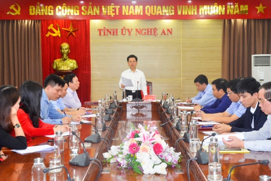 Phó Bí thư Thường trực Tỉnh ủy: Cần xây dựng chiến lược quảng bá hình ảnh Nghệ An 