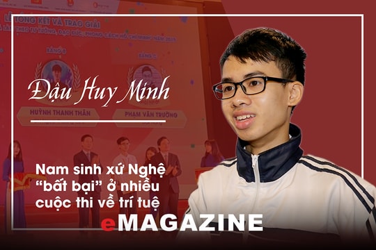 Nam sinh trường Phan với bộ sưu tập giải thưởng trí tuệ