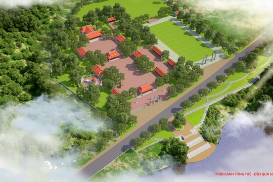 Khởi công Đền thờ chính Di tích lịch sử văn hóa đền Quả Sơn