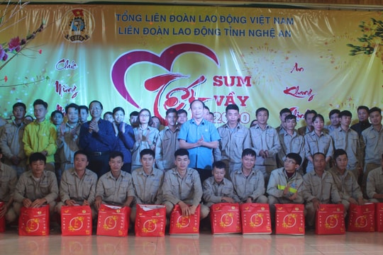 Liên đoàn Lao động tỉnh tổ chức 'Tết sum vầy 2020'