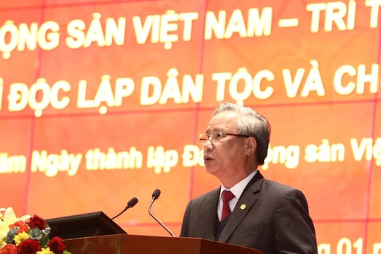 Thường trực Ban Bí thư Trần Quốc Vượng: Ôn lại kho sử vàng, khẳng định thành tựu vĩ đại của Đảng
