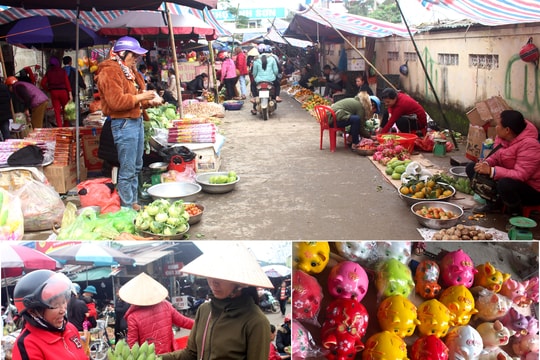 Bình dị chợ quê ngày Tết ở Nghệ An 