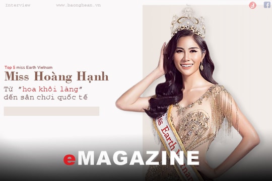 Từ 'hoa khôi làng' đến sân chơi quốc tế của nữ người mẫu trẻ quê Nghệ 