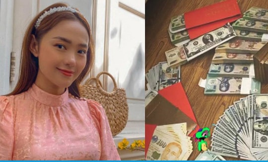 Sao Việt khoe tiền mừng Tết, Phan Mạnh Quỳnh lì xì bạn gái 123 triệu