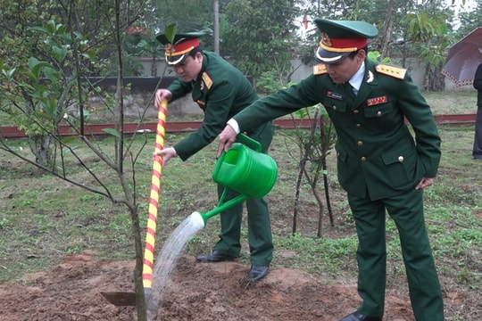 Bộ Chỉ huy Quân sự tỉnh Nghệ An phát động Tết trồng cây Xuân Canh Tý