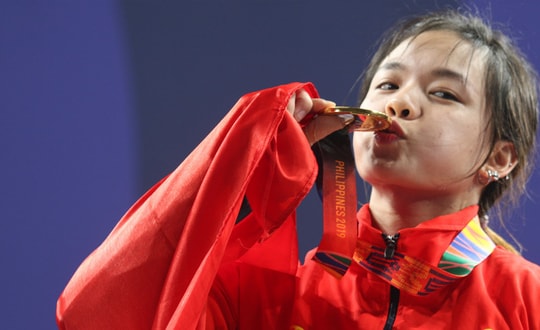 Nhà vô địch SEA Games 30 bén duyên với thể thao Nghệ An