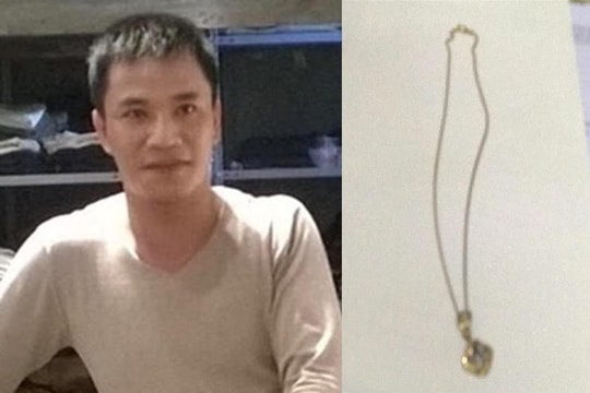 Truy bắt nóng tên cướp dùng biển số giả giật dây chuyền vàng ở TP Vinh