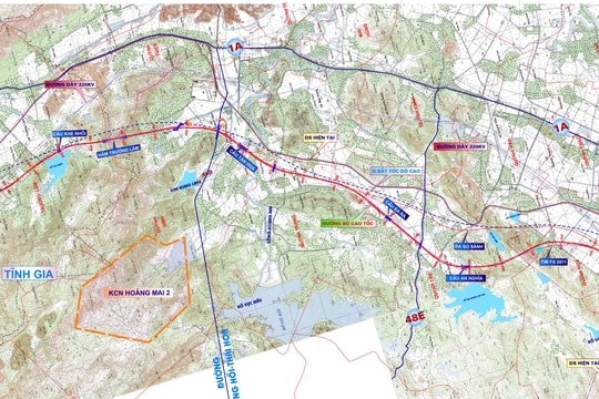 Nhiều khó khăn trong giải phóng mặt bằng cao tốc Bắc Nam qua thị xã Hoàng Mai