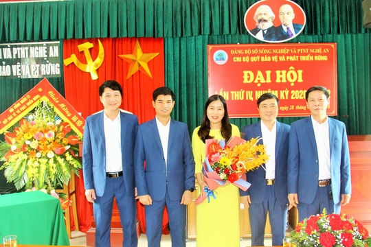 Đại hội Chi bộ Quỹ Bảo vệ và Phát triển rừng lần thứ IV nhiệm kỳ 2020 - 2022