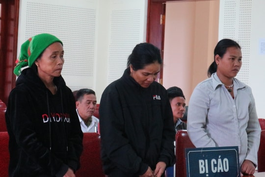 Người đàn bà địu con đến hầu tòa vì dẫn phụ nữ đi bán bào thai