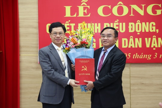 Nghệ An có tân Trưởng Ban Dân vận Tỉnh ủy