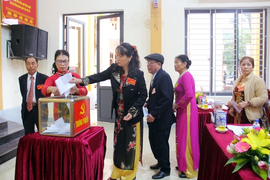 Đại hội điểm Đảng bộ phường Nghi Hòa - Thị xã Cửa Lò