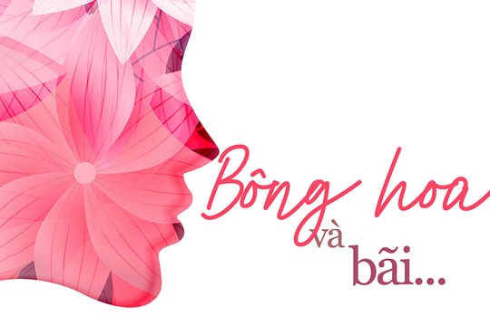 Bông hoa và bãi ...