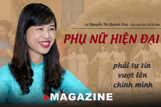 Phụ nữ hiện đại phải tự tin vượt lên chính mình