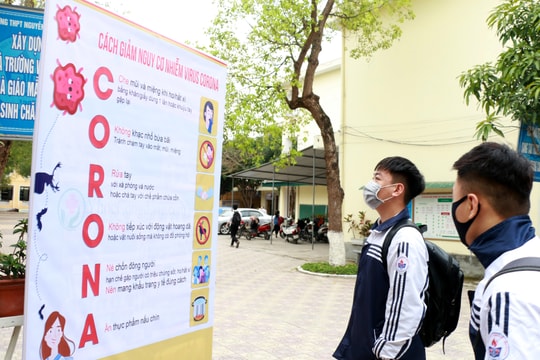 Học sinh THPT thành phố Vinh tiếp tục nghỉ học phòng dịch Covid -19