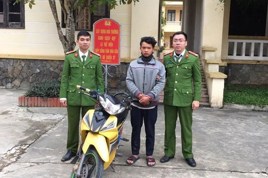 Trộm nhí lấy xe máy của người đi câu cá, chạy ra ngoại tỉnh lẩn trốn