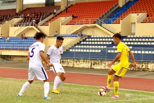 Vòng loại U19 toàn quốc: SLNA vất vả đánh bại Quảng Nam 