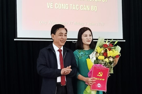 Quỳ Hợp có tân Phó Ban Dân vận Huyện ủy