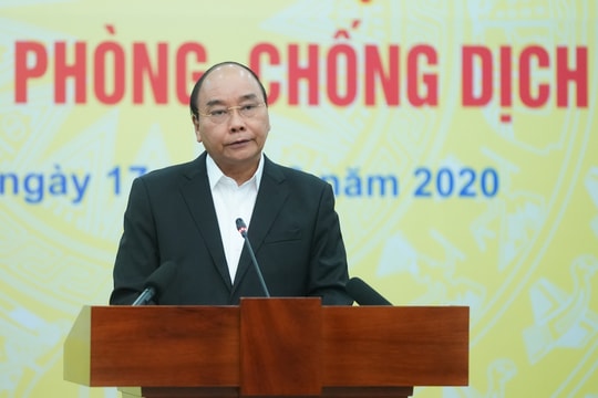 Thủ tướng Nguyễn Xuân Phúc: Mỗi người dân là một chiến sỹ trên mặt trận phòng chống dịch