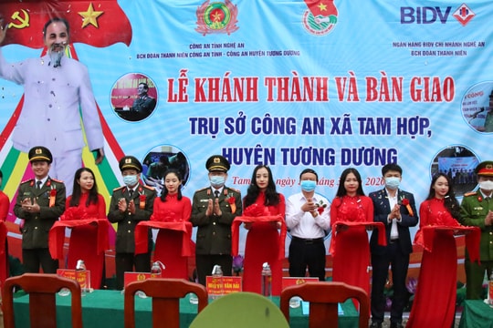 Khánh thành trụ sở Công an xã đầu tiên ở Nghệ An